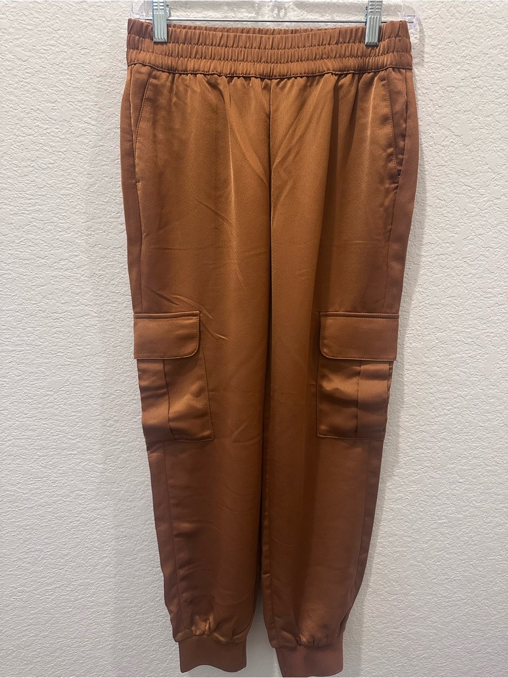 Banana Republic Warm Copper Cargo Joggers
